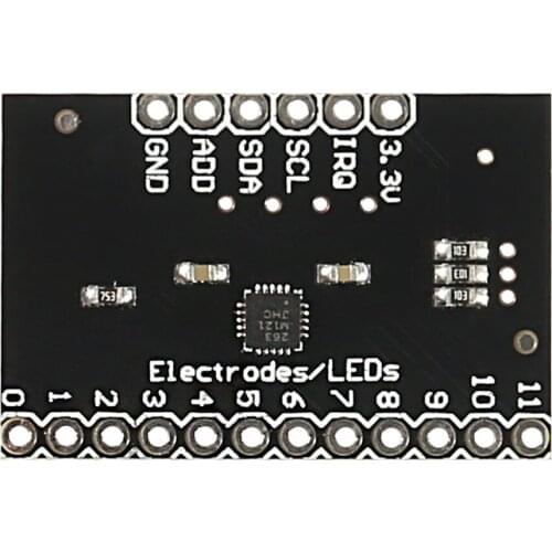 1pc MPR121 Breakout V12 Capacitive Touch Sensor Controller Module I2C Interface Keyboard Development Board