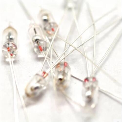 10pcs/lot 3MM F3 Diameter Mercury Switch Sensor Unidirectional