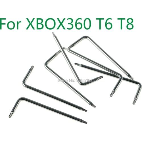 100PCS For Xbox 360 Xbox One Controller Mod Kits Repair T8 Security Torx Screwdriver For Xbox360 T6 T8 L Key Screwdriver