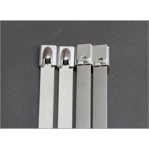 20PCS 7.9mm width 1000mm length 304Material Stainless steel metal Cable Ties tie Zip Wrap Exhaust Heat Straps Induction pipe