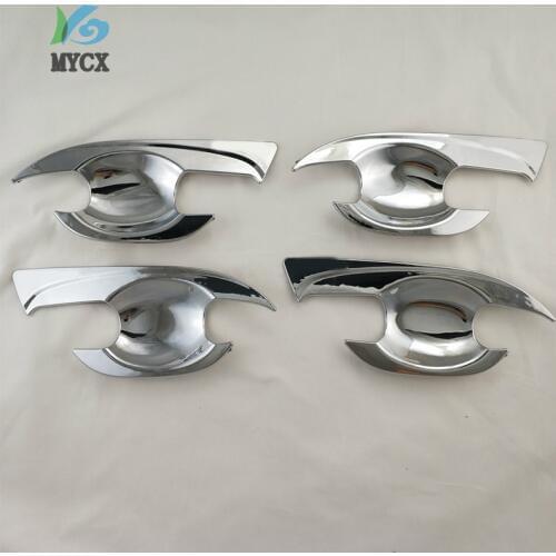 2014-2019 For Nissan Navara 2019 Np300 Accessories Door Handle Insert inner For Nissan Navara Frontier Car Styling parts