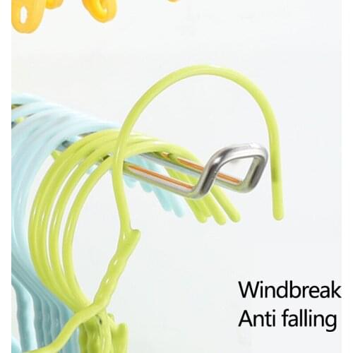 304 Clothes Rack Storage Rack Multi Function Anti Slip Durable Household Storage Drying Rack Wall Hanging Clothes Rack