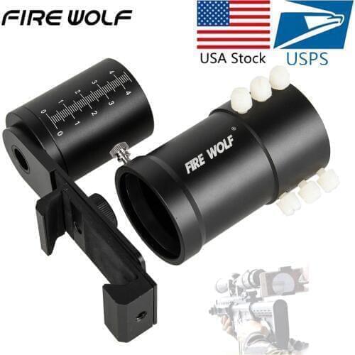 US Stock Rifle Scope Smartphone System Adapter Phone Camera To Talke Photos Picatinny Mount For Black Hunting Ak 47