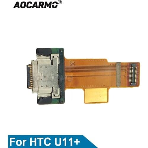 Aocarmo For HTC U11+ U11 Plus USB Charging Dock Charger Port Connector Flex Cable Replacement Part