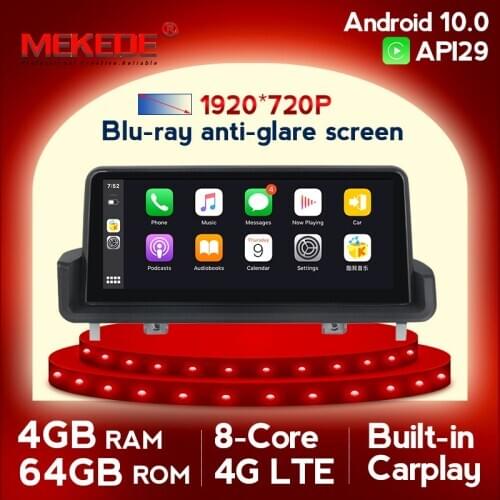 MEKEDE IPS screen 8 core Car Stereo DVD For BMW 3 Series E90 E91 E92 E93 Android 10.0 Wifi 4g GPS Bluetooth Radio