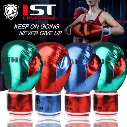 6 8 10 12 OZ High Quality Adults Women/Men Boxing Gloves Leather MMA Muay Thai Boxe De Luva Mitts Sanda GYM Equipments boks