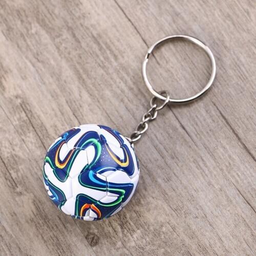 Soccer Ball Keychain Key Ring Soccer Sports Fan Party Souvenir World Cup Favor Club Handbag Phone Pendant Football Fans Gift