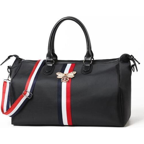 Brand travel bag waterproof large capacity hand luggage travel bee bag fashion women weekend travel handbag fitness sports bag