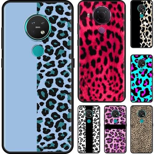 Leopard Print Pattern Cell Phone Case for Nokia 5.4 7.2 3.4 5.3 2.3 3.2 8.3 5G 2.4 2.2 4.2 1.3 1.4 C20 G20 X20 Cover Coque