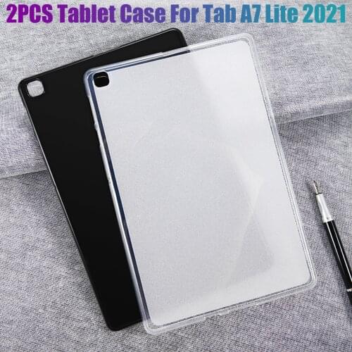 2Pcs TPU Case for Samsung Galaxy Tab A7 Lite 2021 8.7Inch T220 T225 Tablet Case for Office