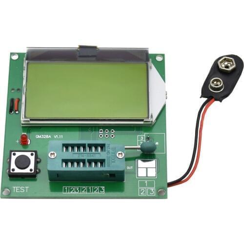LCR-T4 LCD Digital Transistor Tester Meter Backlight Diode Triode Capacitance ESR Meter For MOSFET/JFET/PNP/NPN L/C/R 1