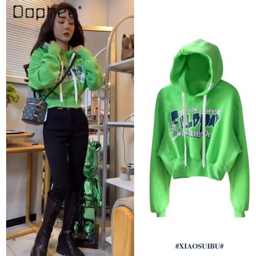 Женские короткие толстовки Dophee China At AliExpress