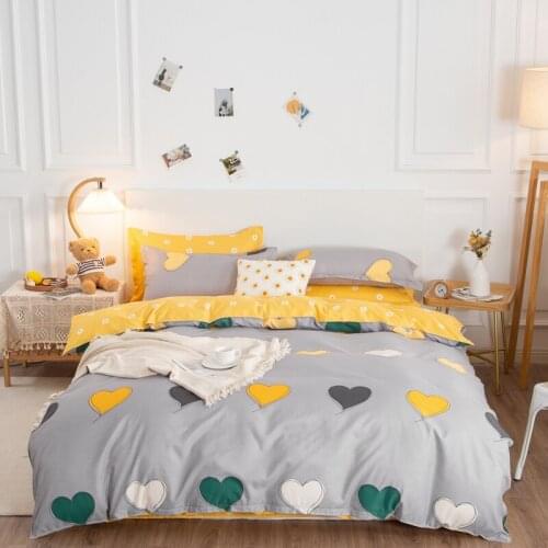 Dropshipping 2/3/4pcs King Size Bedding Sets Family Set Include Bed Sheet Duvet Cover Pillowcase Multicolor For kids love
