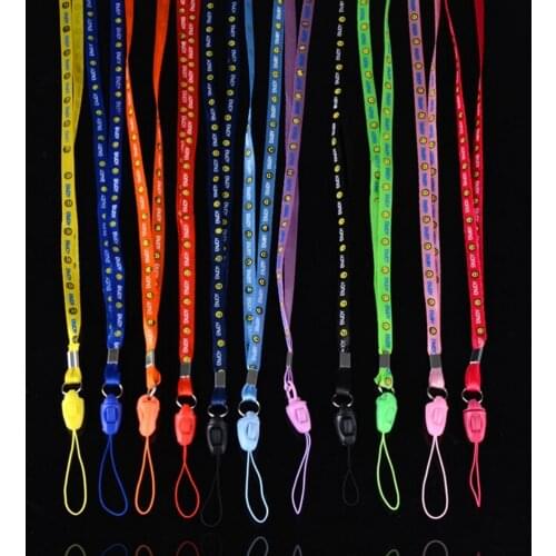 En US 0 10X Nylon Neck Strap Lanyard Keychain Card Key Phone Holder