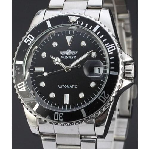 JINNAIER Mens Stainless Steel Watch