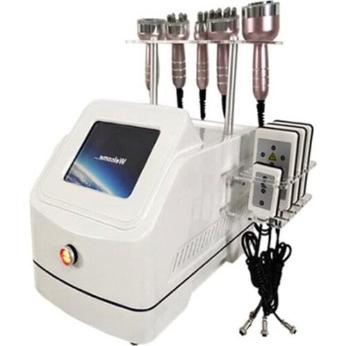 6 in 1 40K Fat Bursting Cavitation Machine Cavitation+RF+Lipo Laser Shaping Body Carving Slimming Beauty Laser Lipo Machine