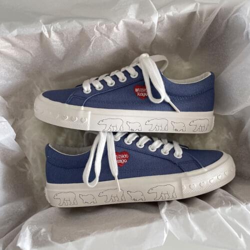 New Style Sneakers Ladies Lace-up Breathable Walking Canvas Shoes Casual Shoes Womens Vulcanize Shoes Tenis Feminino