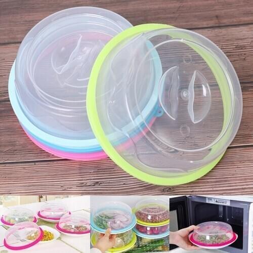 Fridge Fresh-keeping Cover For Microwave Heating Oil Cover Plastic Lid Plate Cover Silicone Hot Dish Cover