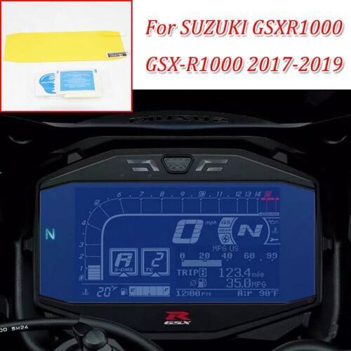 Moto Cluster Scratch Protection Film Instrument Dashboard Cover Guard TPU Blu-ray for SUZUKI 2017-2019 GSXR1000 GSX-R1000
