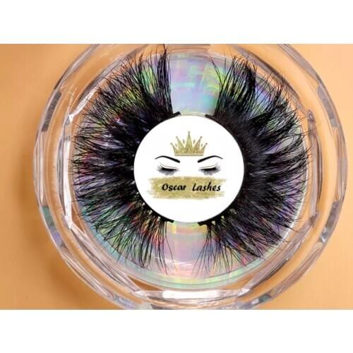 100PCS 2.5-3.5 cm eyelashes custom logo personalized eyelash business stickers, eyelash removal stickers, eyelash box stickers