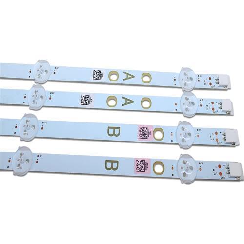 New 16PCS/set 7LED 805mm LED backlight strip for Vestel 17DB43H P43d300 LB43007 17DLB43VLXR1 VES430UNDL-2D-N12 VES430UNDA-2D-N12