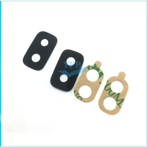 10pcs For Samsung Galaxy J2 Pro 2018 J250 J2 Core J260 Back Rear Camera Glass Lens With Adhesive Replacement Parts
