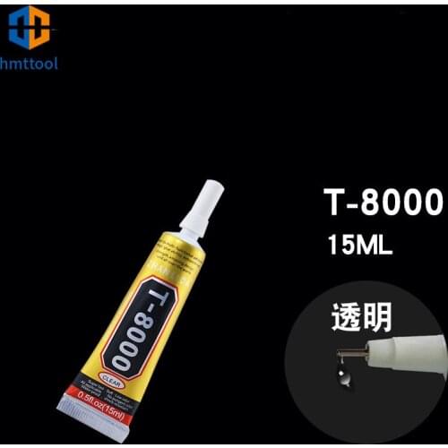15/50ML ZHAN LI DA T8000 Strong Liquid Transparent Glue Jewelry Leather Metal Kit Plastic Clothes Adhesive Repair Tools