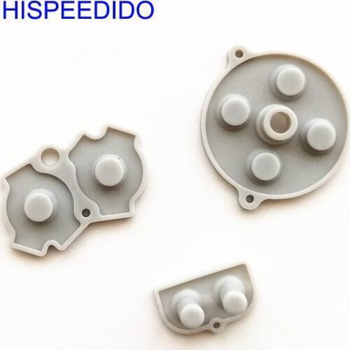 HISPEEDIDO 100sets Conductive Rubber Contact Pad Button D-Pad Repair for Nintendo Gameboy Advance GBA Console Silicon Pad