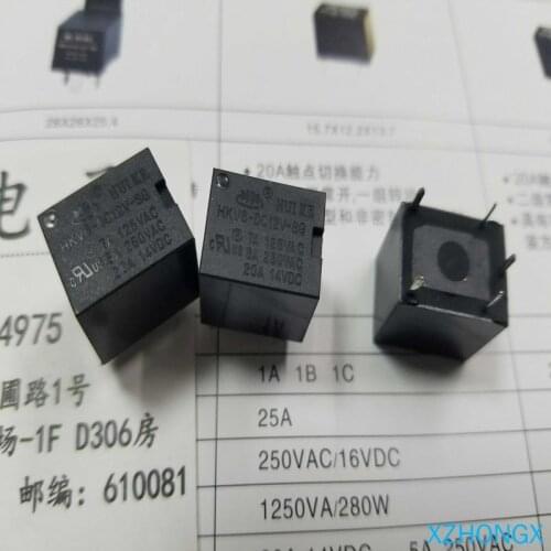 Relay hkv6-dc5v / 12V / 24v-sg 5 pin 20A conversion T78