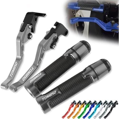 TDM 850 Brake Handle Clutch Levers Thruster Grip Handle Bar Cap For YAMAHA TDM850 1991-1995 1996 1997 1998 1999 2000 2001 2002