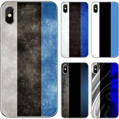 For Huawei Mate 20 30 40 7 8 9 10 Lite Pro P Smart 2018 2019 Plus G7 G8 Estonia-National-flag-Banner-Poster Silicone Skin Case