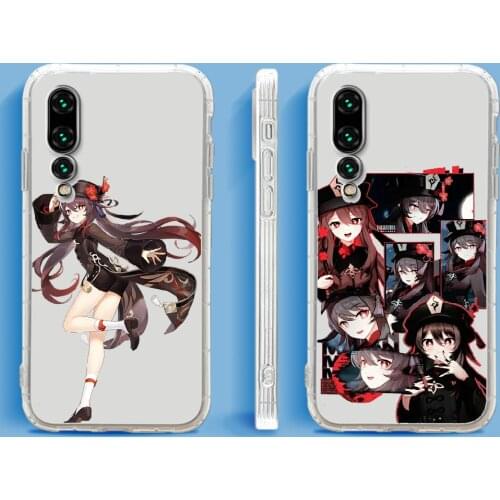 Hu Tao Genshin Impact Phone Case For Huawei P Mate P10 P20 P30 P40 10 20 Smart Z Pro Lite 2019 transparent trend waterproof
