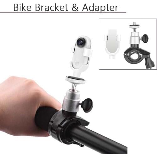 Scratchproof Durable Adapter Base Bike Bicycle Mount Car Bracket Suction Cup Screw for Insta360 GO Sports Camera Accessories