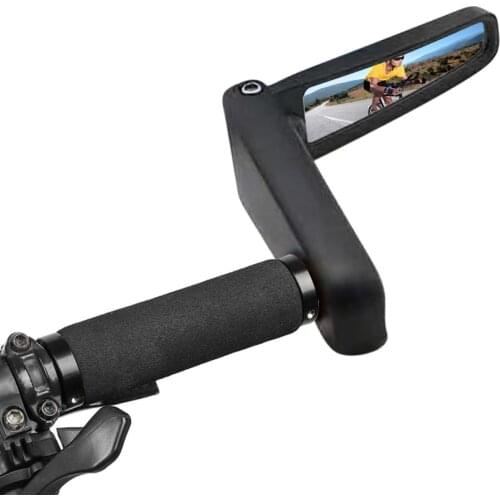 Bicycle Folding Rear View Mirror Adjustable Fixed Gear Bike Handlebar Rear View Reflector Warning Cycling Parts
