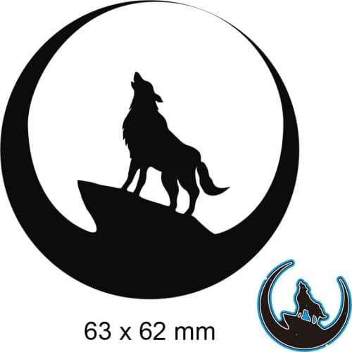 Cutting Dies Wolf New Metal Stencils DIY Scrap Booking Paper Cards Making Decoration 63*62mm