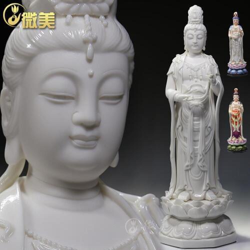 15 inches of mahasthamaprapta put Ephraim Sam West - Dehua porcelain Buddha Buddhist supplies ceramic ornaments