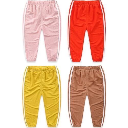 2020 Summer Thin section Mosquito repellent pants boys cottons Leisure tracksuits girl toddler kids bloomers children clothes