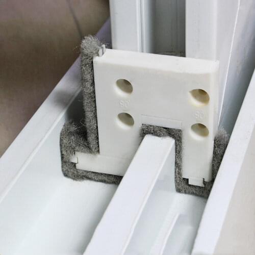 4pcs/set Sliding Window buffer block up and down track Sealing Wind-proof Soundproof dustproof block Home Window Accessories