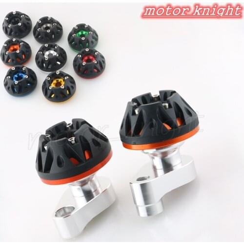 Aluminum CNC Frame Sliders Crash Pads Protector for Suzuki GSX-R1000 K7 2007 2008 Left + Right GSXR1000