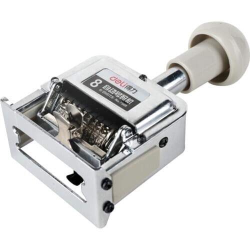 DL Power 7508 automatic machine 8 manual number machine digital rotation stamp numbering whosale Teaching equipment for office