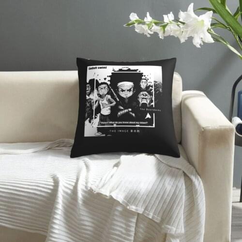 The Boondocks pattern print Cushion Cover Decorative Pillowcase Chair Seat Square Car Pillow Cover Home Living Textile