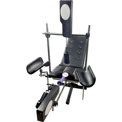 2021 Fredorch New Sex Machine Chair SM Sex Furniture Aid Stool Position Prop Erotic Toy Chair Game Paly with 2*120W Sex Machine