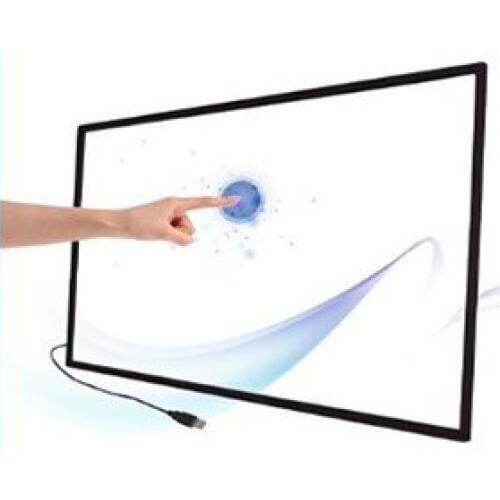 Hot selling 4 real touch points 46" usb multi touch screen panel kit , ir touch frame without glass 16:9 format fast shipping