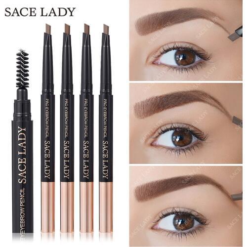 High Quality Autorotation Eyebrow Pen Pencil Waterproof Eye Brow Eyeliner Makeup Cosmetic Tool