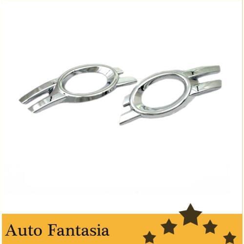 Chrome Front Fog Light Cover (Oval Type) For Mercedes Benz W164 ML Class Facelift ('09-'11) -Free Shipping