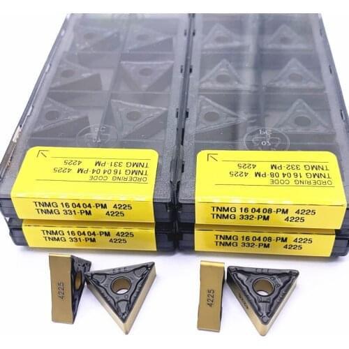 TNMG160404/TNMG160408 PM 4225 Carbide Insert Turning Inserts Tool CNC Metal Lathe Tool TNMG for steel
