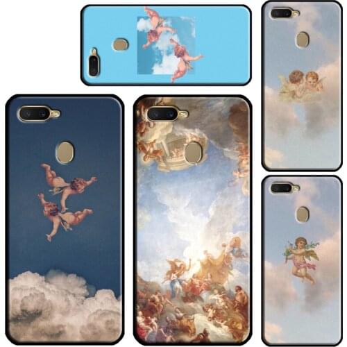 Cute Angels Aesthetic Aesthetics Phone Case For OPPO A15 A91 A3S A5S A1K A52 A72 A5 A9 A31 A53 2020 A83 F5 Reno 4 Pro Z 2Z