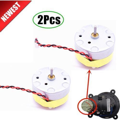 2Pcs Gear Transmission Motor for XIAOMI mjja Roborock S50 S51 S55 Robot Vacuum cleaner Spare Parts Laser Distance Sensor LDS
