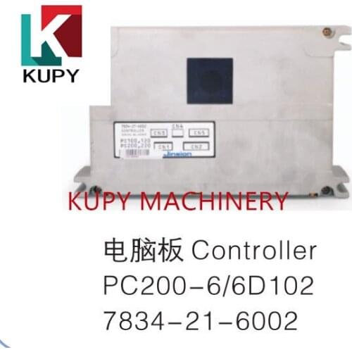 Control Panel 7834-21-6001 7834-21-6002 for Komatsu 6D102 PC200-6 PC230-6 PC250LC-6 Excavator Controller Computer Board