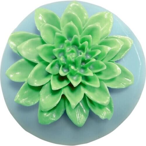 PRZY HC0007 Chrysanthemum Flower Pattern Molds Cake Mold Decorative Daisy Handmade Car Aroma Mold Pendant Mould Silicone